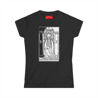 Tarot Major Arcana "The High Priestess" Women's Softstyle Tee