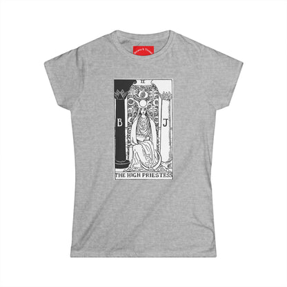 Tarot Major Arcana "The High Priestess" Women's Softstyle Tee